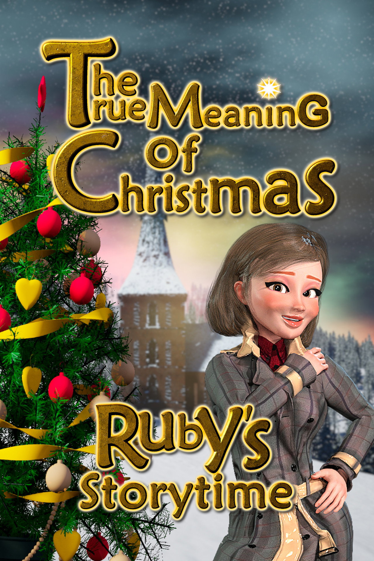 Ruby's Storytime: The True Meaning of Christmas Backdrop