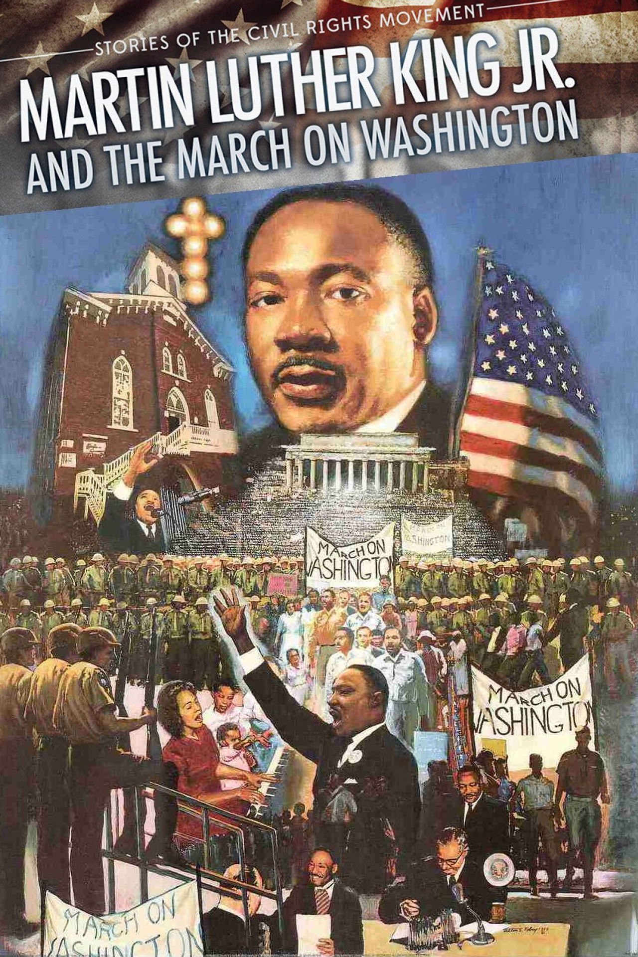 Martin Luther King and the March on Washington Backdrop