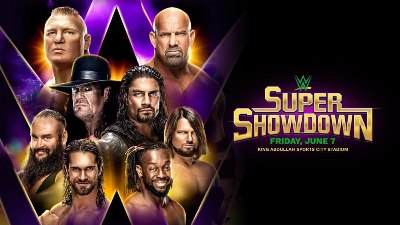 WWE Super ShowDown 2019 background