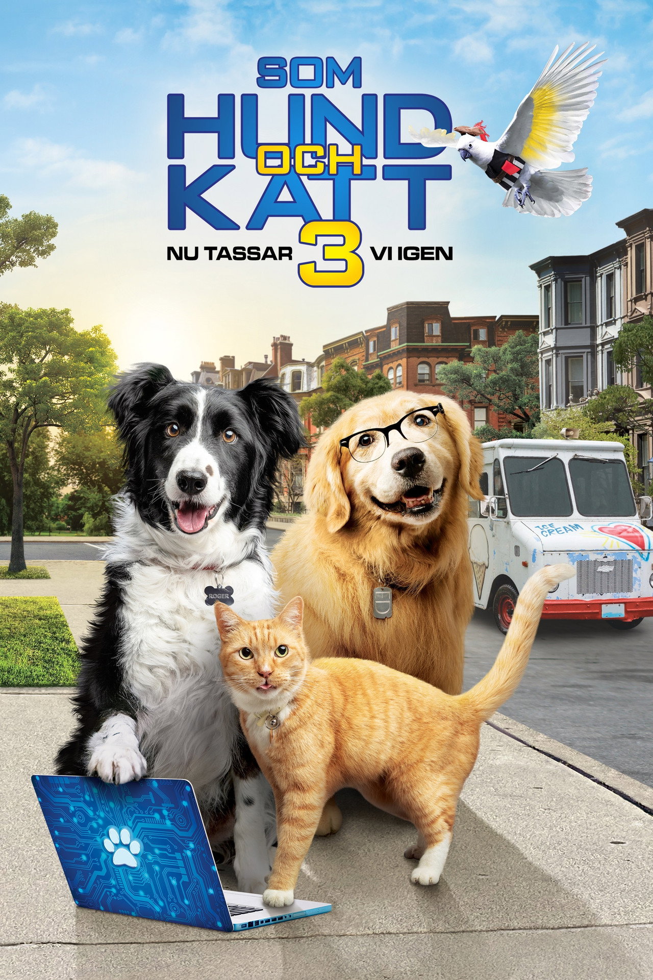 Som hund och katt 3: Nu tassar vi igen filmaffisch