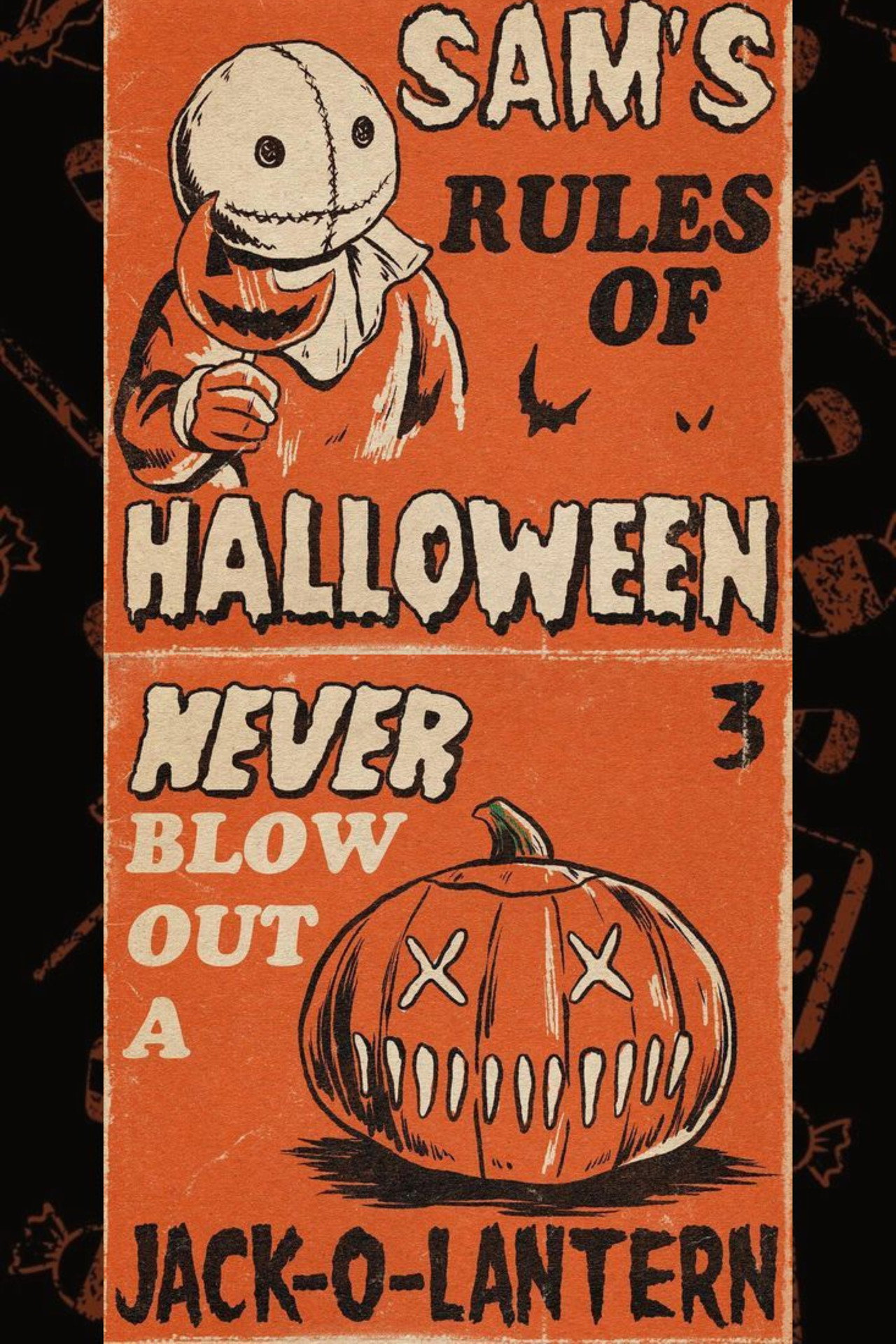 Trick 'r Treat Rule #3 - Never Blow Out a Jack O' Lantern filmaffisch