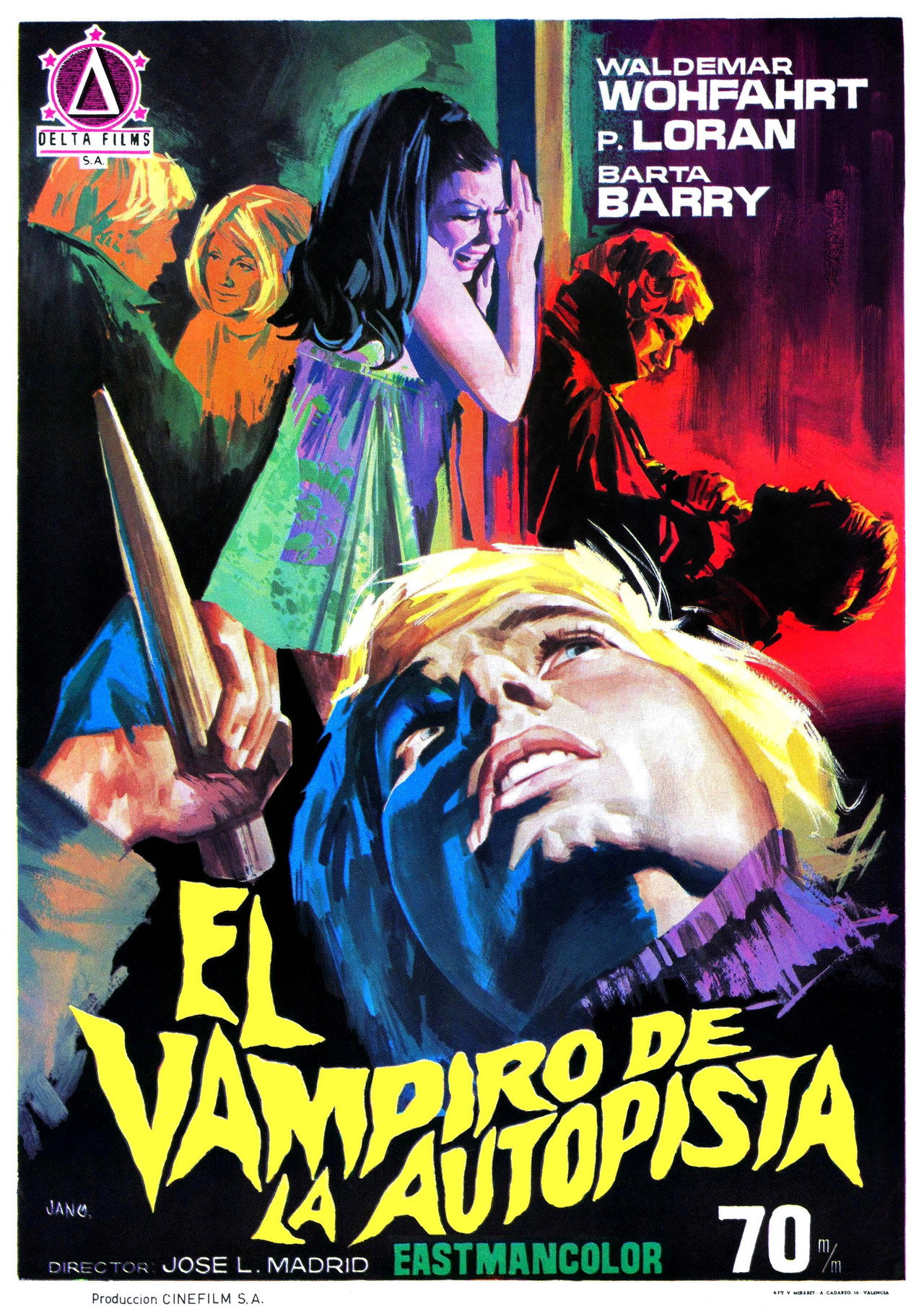 El vampiro de la autopista filmaffisch