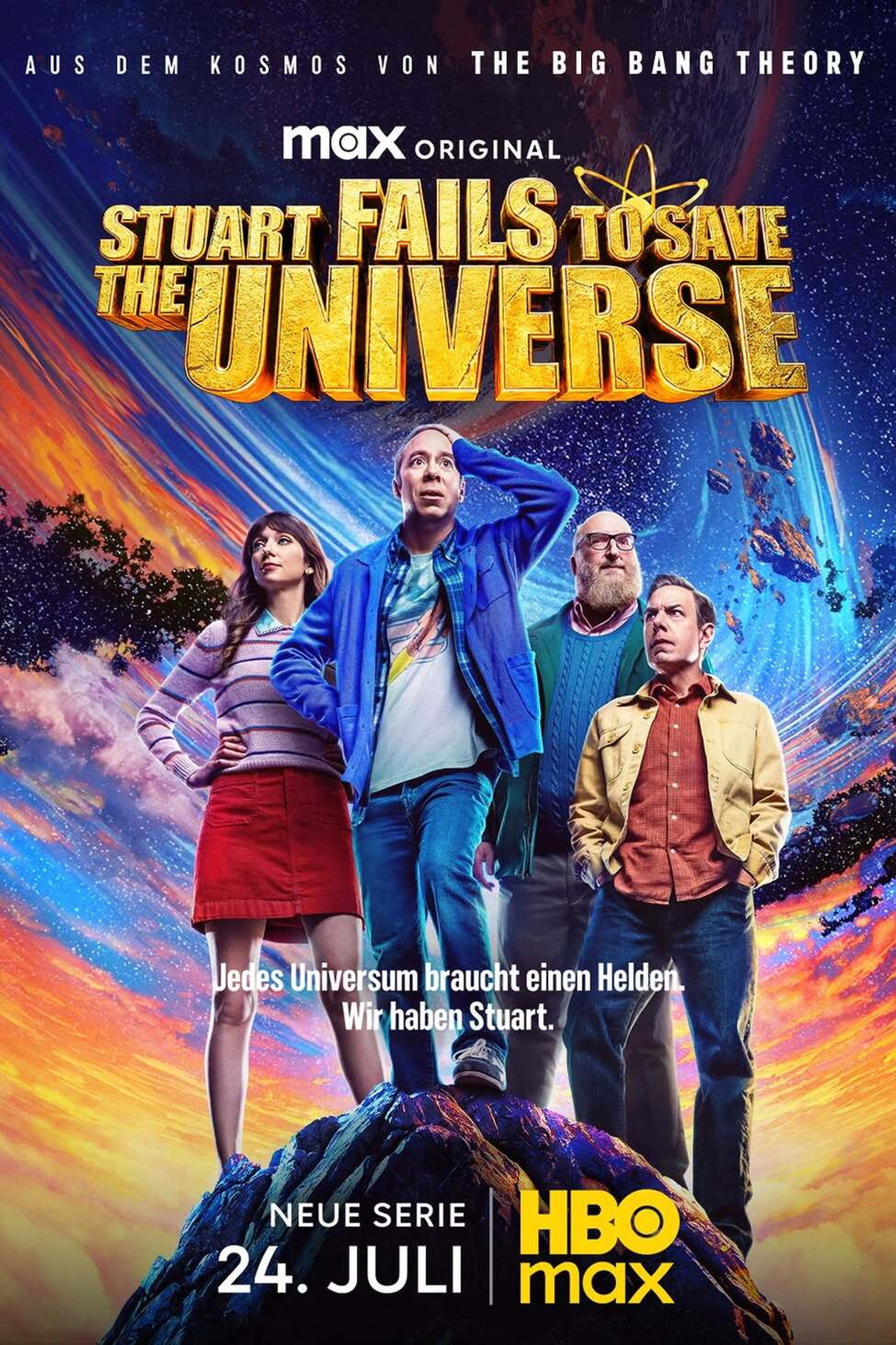 Stuart versucht, das Universum zu retten – Eine amüsante Sci-Fi-Serie mit einer ungewöhnlichen Heldengruppe