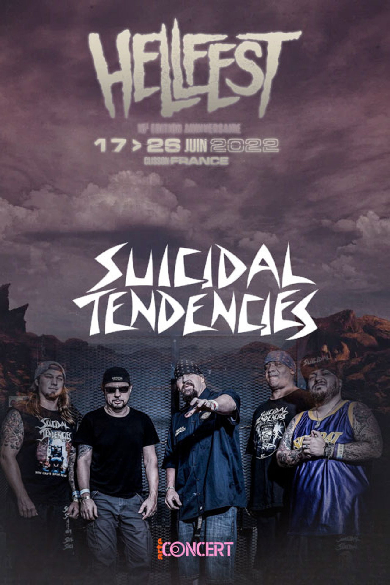 Suicidal Tendencies - Au Hellfest 2022 filmaffisch