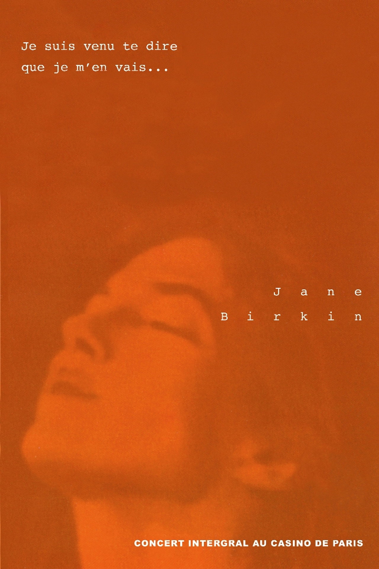 Jane Birkin au Casino de Paris filmaffisch