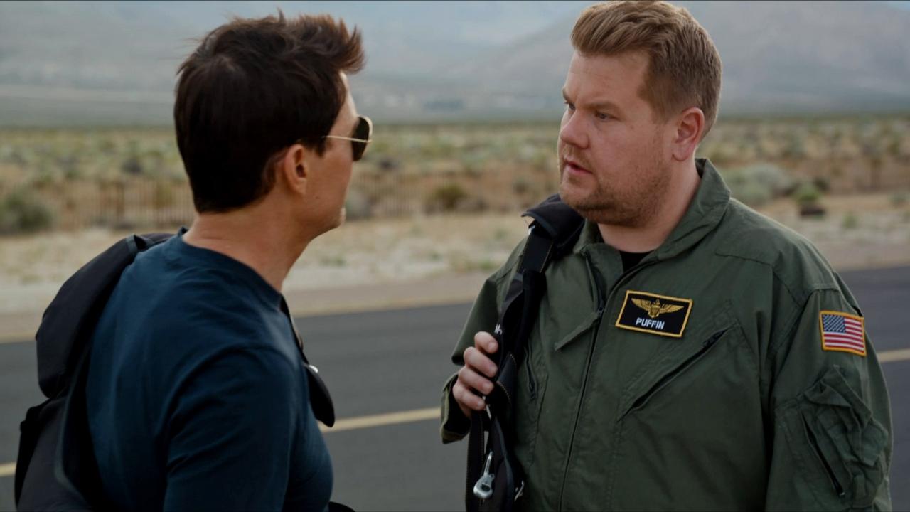 James Corden's Top Gun Training with Tom Cruise (2022)