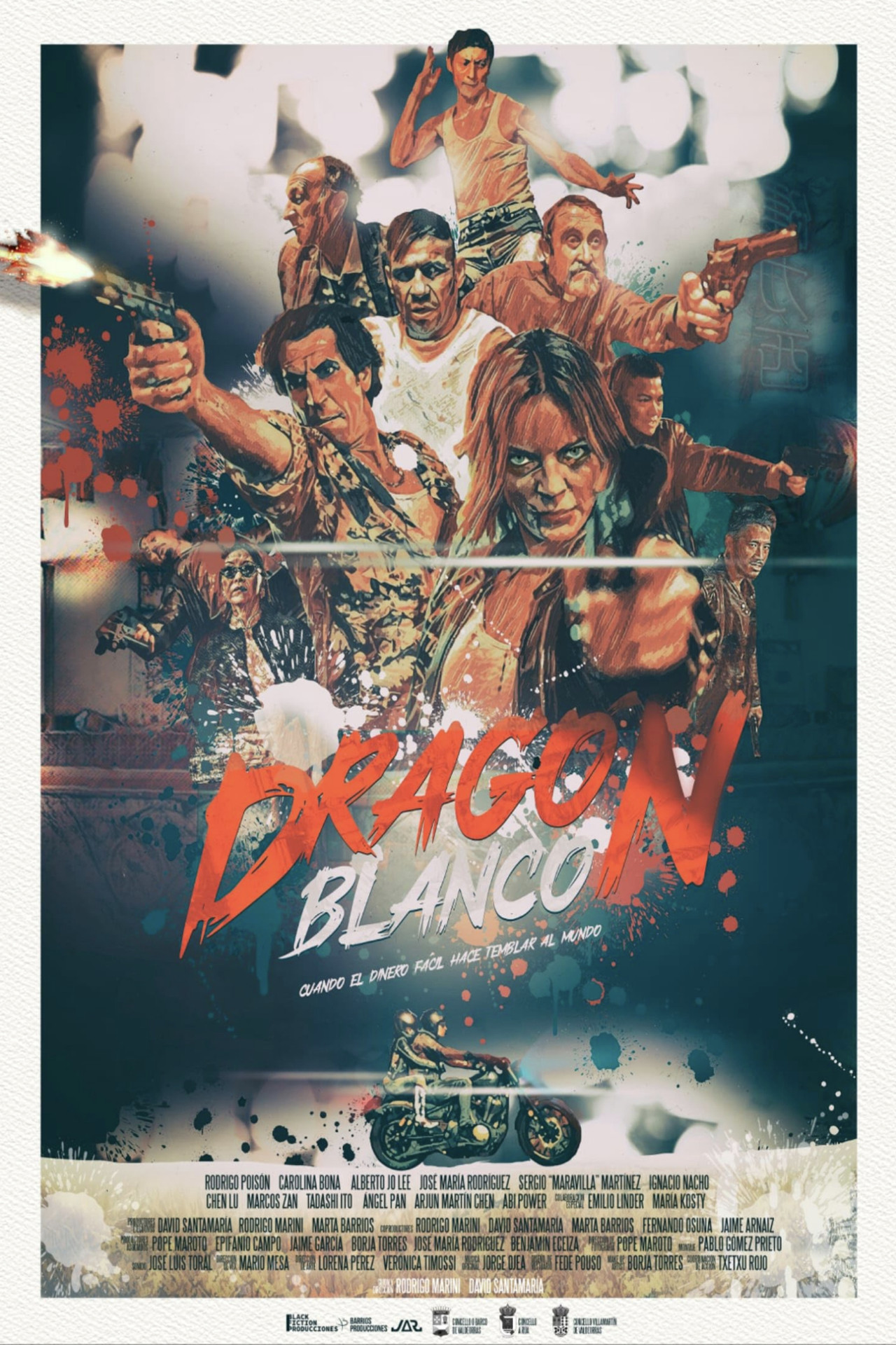 Dragón Blanco Backdrop