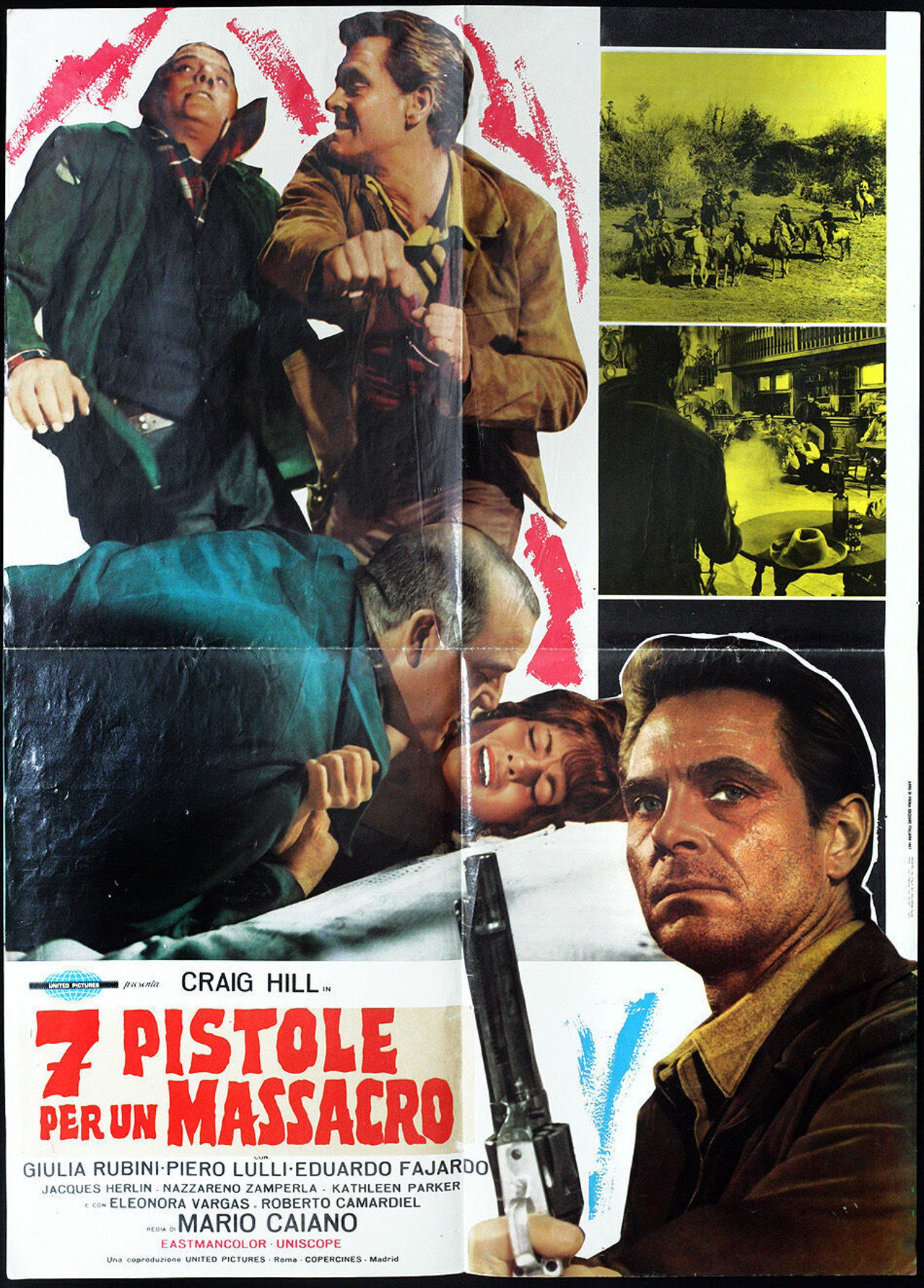 7 pistole per un massacro filmaffisch
