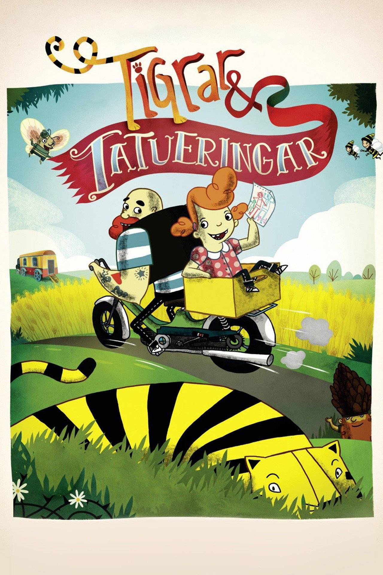 Tigrar och tatueringar filmaffisch
