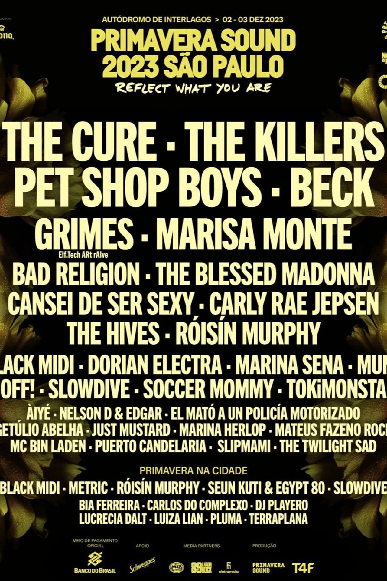 The Killers Live in São Paulo Brazil 2023 Backdrop