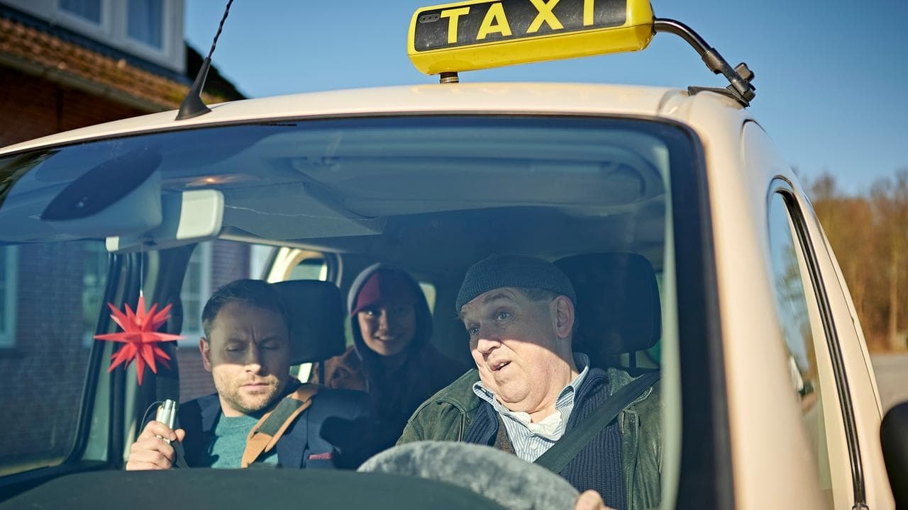 Ein Taxi zur Bescherung background