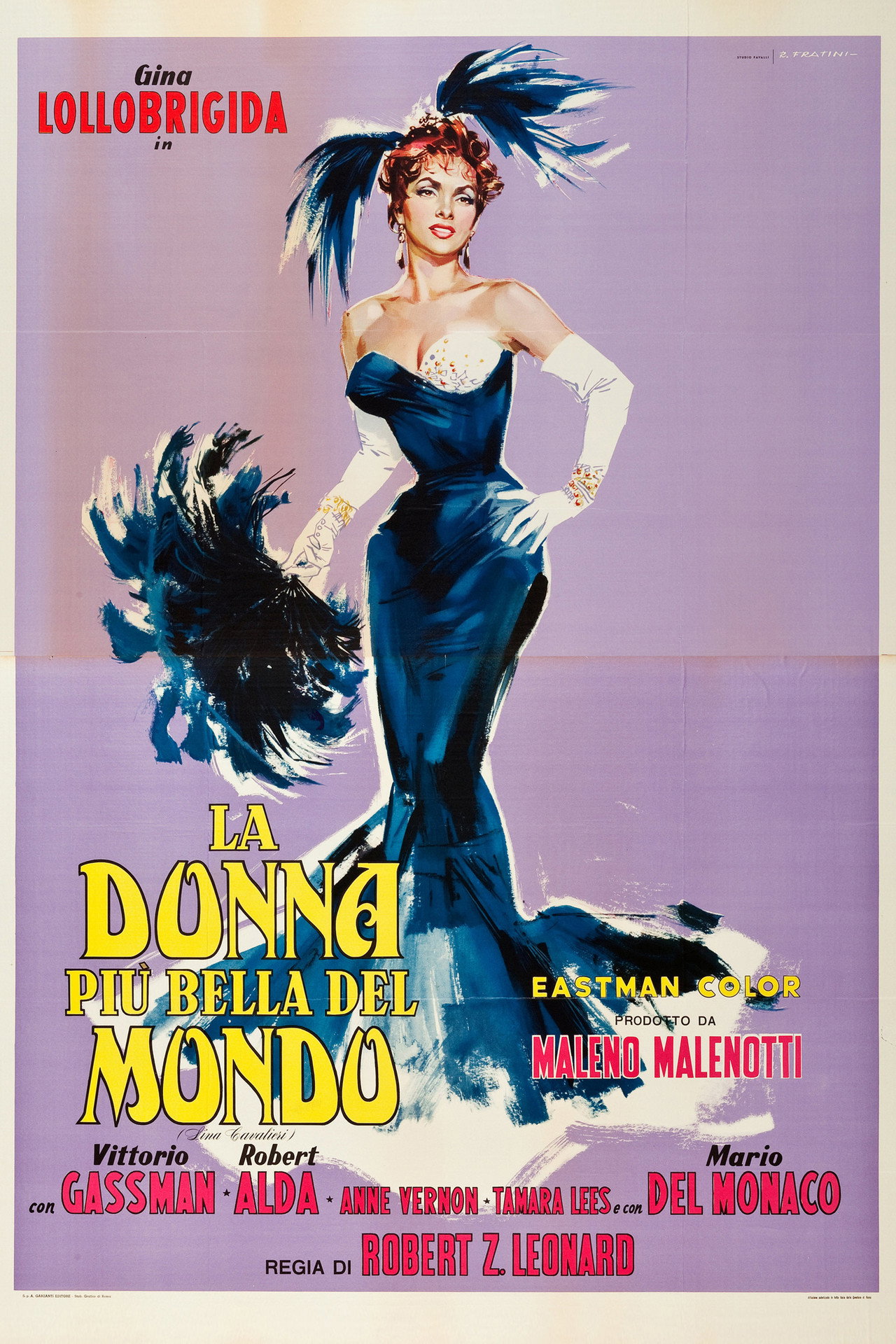 La donna più bella del mondo filmaffisch