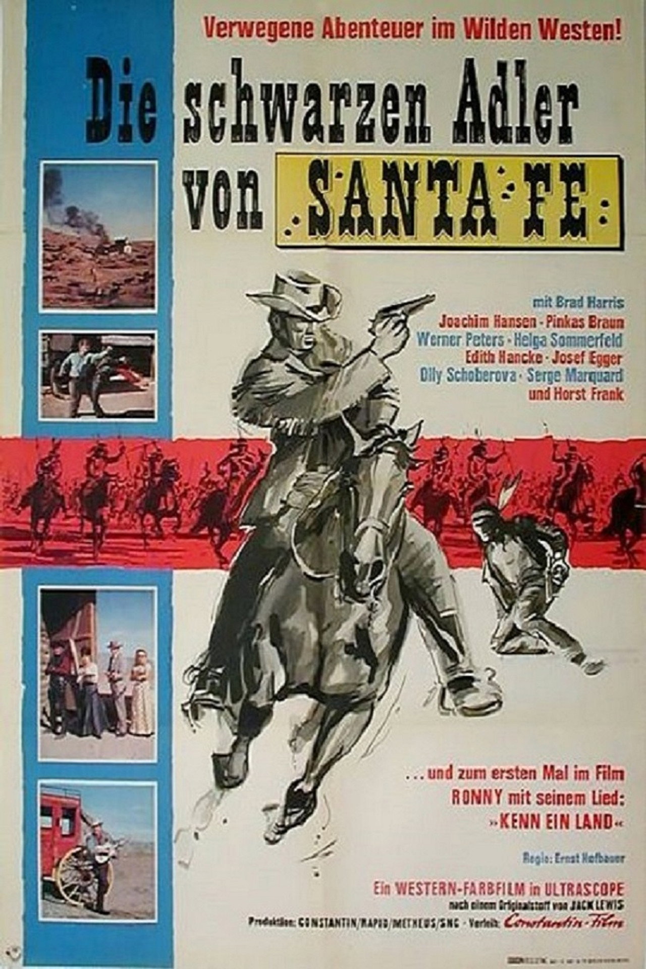 Die schwarzen Adler von Santa Fe filmaffisch