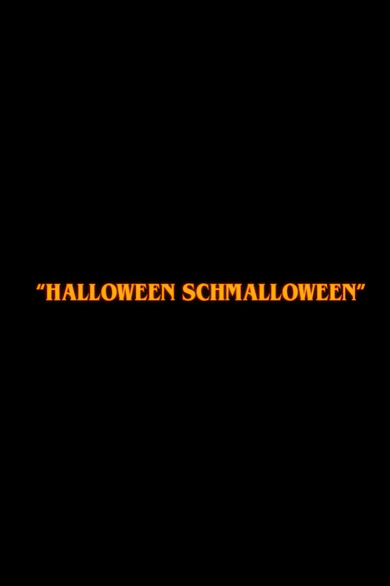 Halloween Schmalloween Backdrop