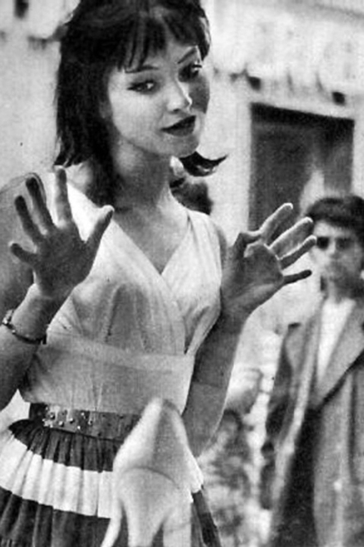 Pigen og skoene Backdrop