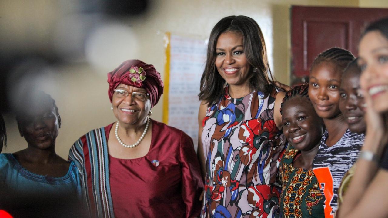 We Will Rise: Michelle Obama's Mission to Educate Girls Around the World Backdrop Image