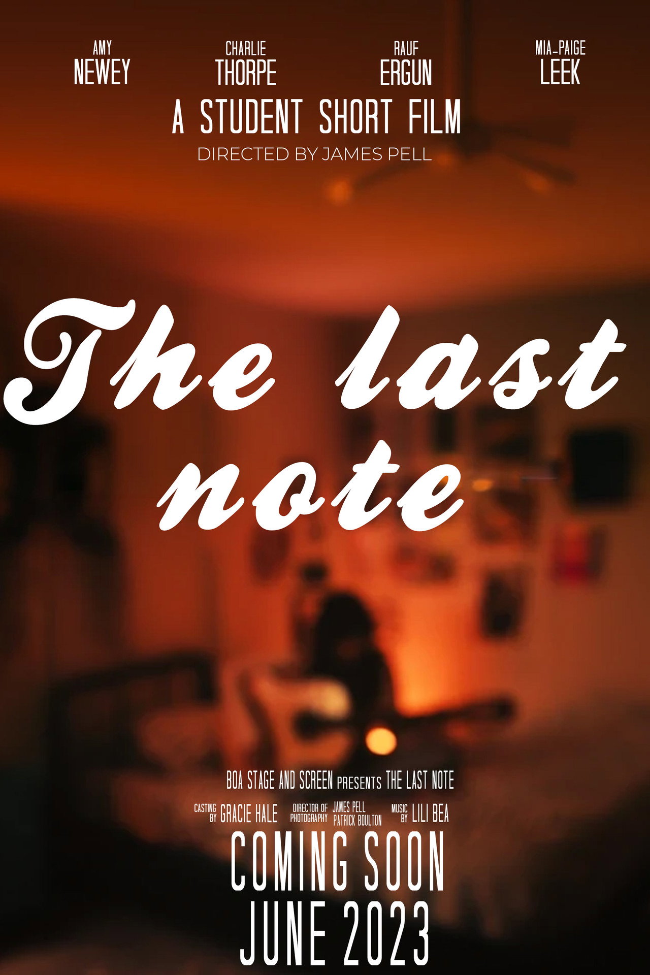 The Last Note filmaffisch