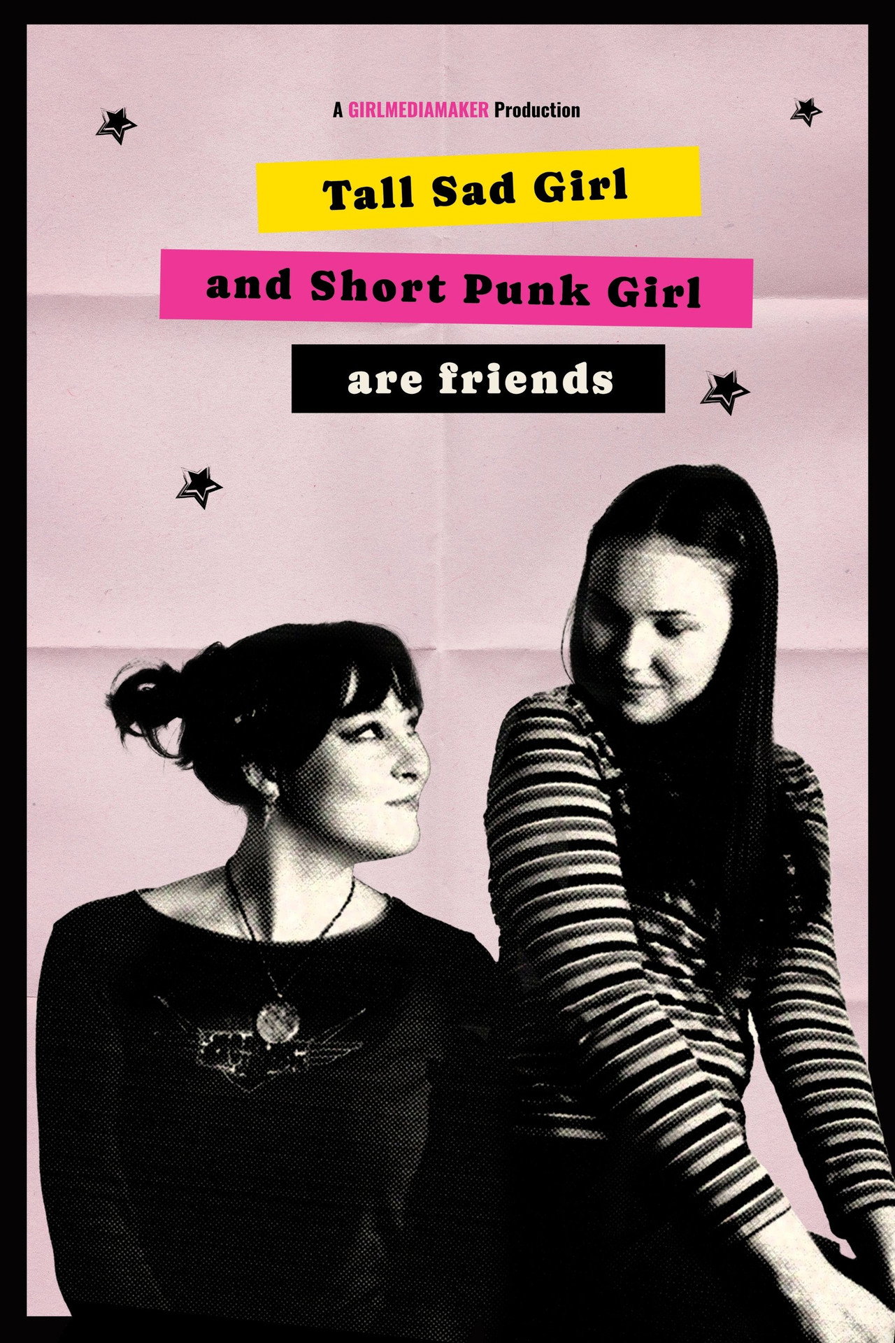 Tall Sad Girl and Short Punk Girl Are Friends filmaffisch