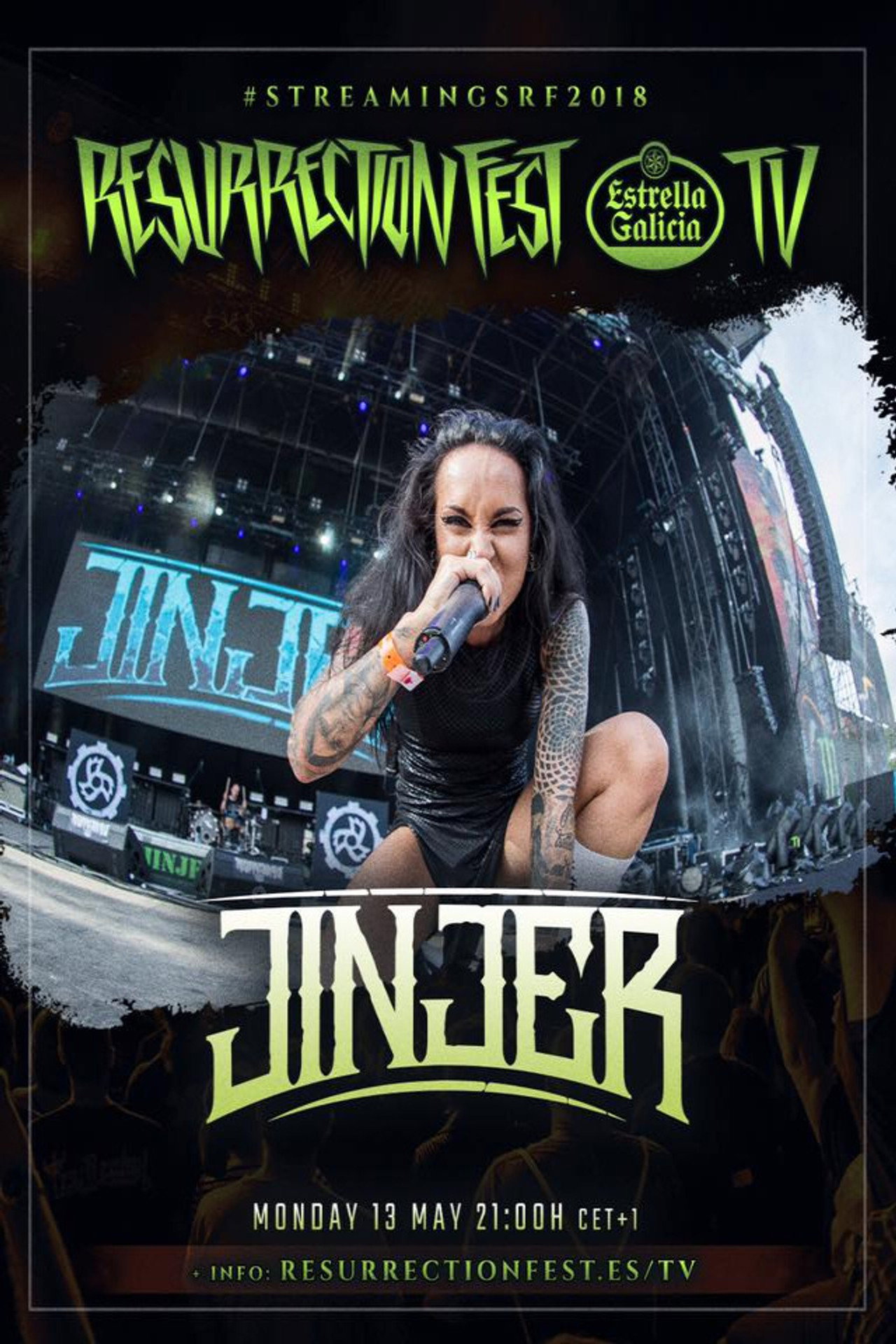 Jinjer - Live at Resurrection Fest EG 2018 filmaffisch