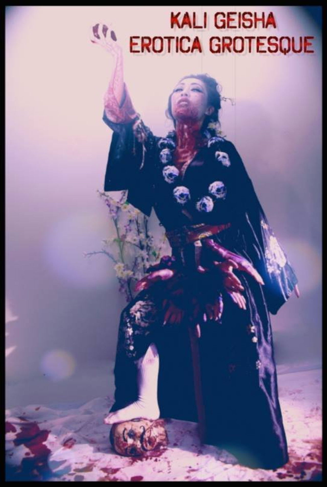 Kali Geisha Erotica Grotesque Backdrop