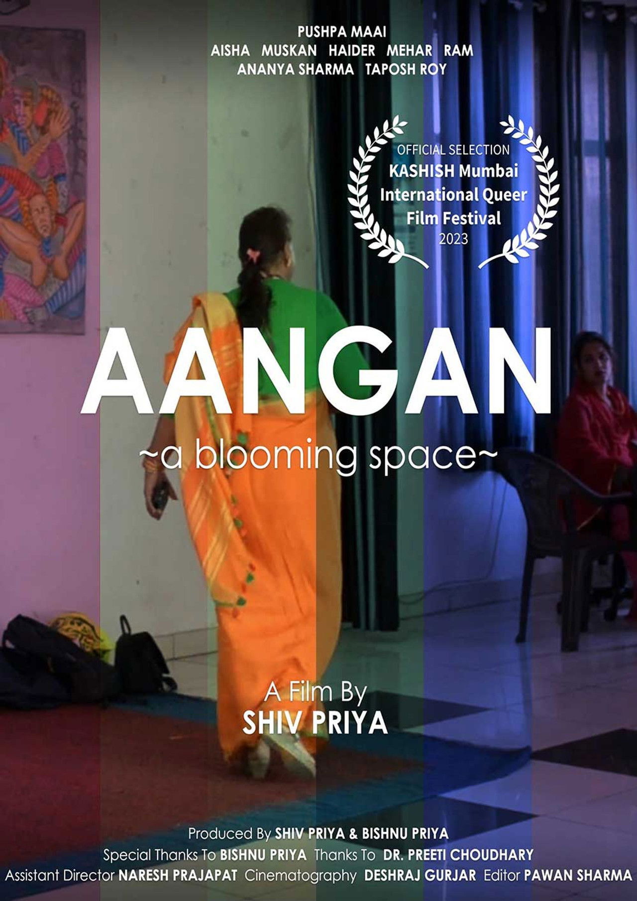 AANGAN: 'A BLOOMING SPACE’ Backdrop