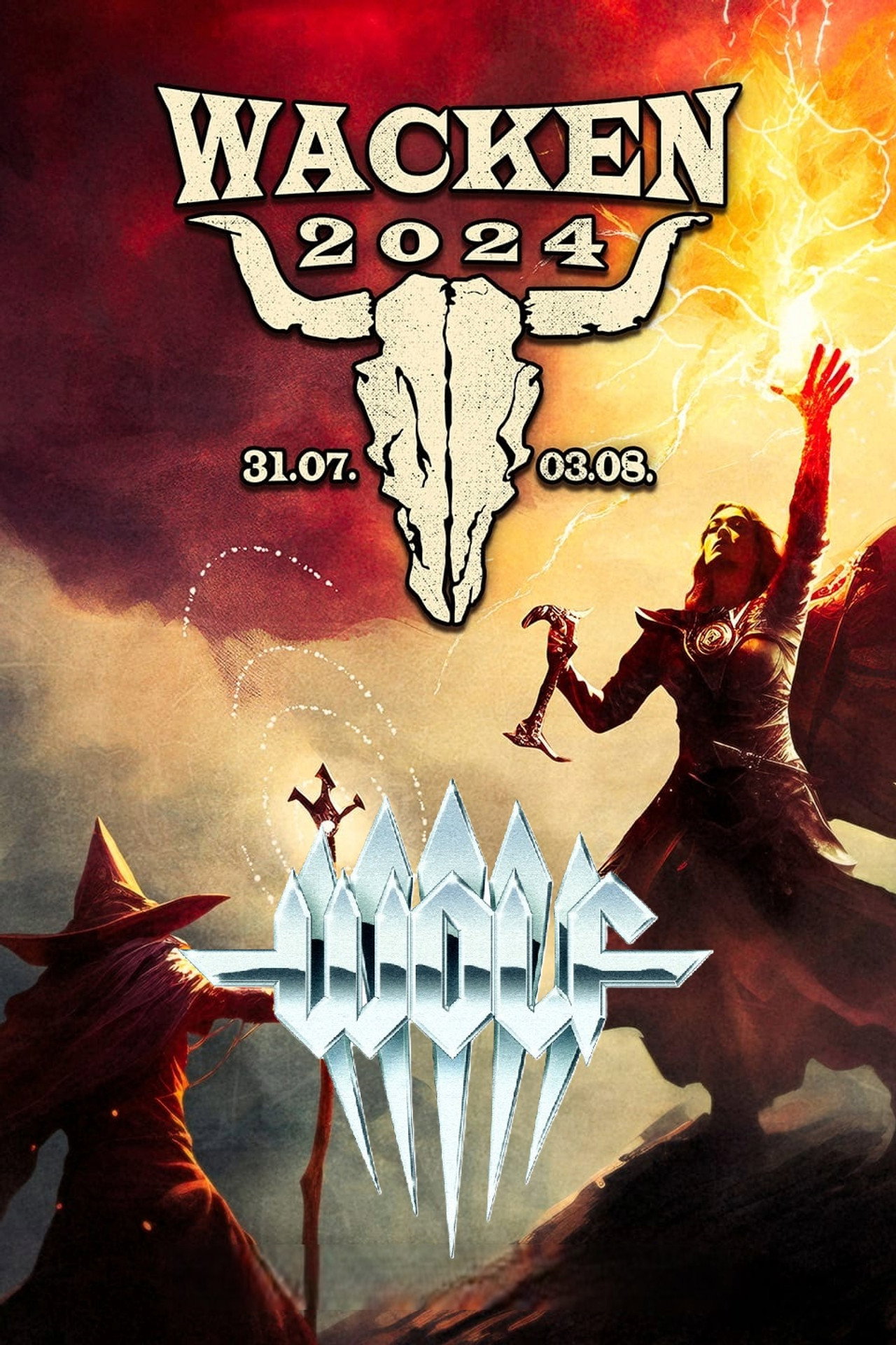 Wolf - Live at Wacken Open Air 2024 Backdrop