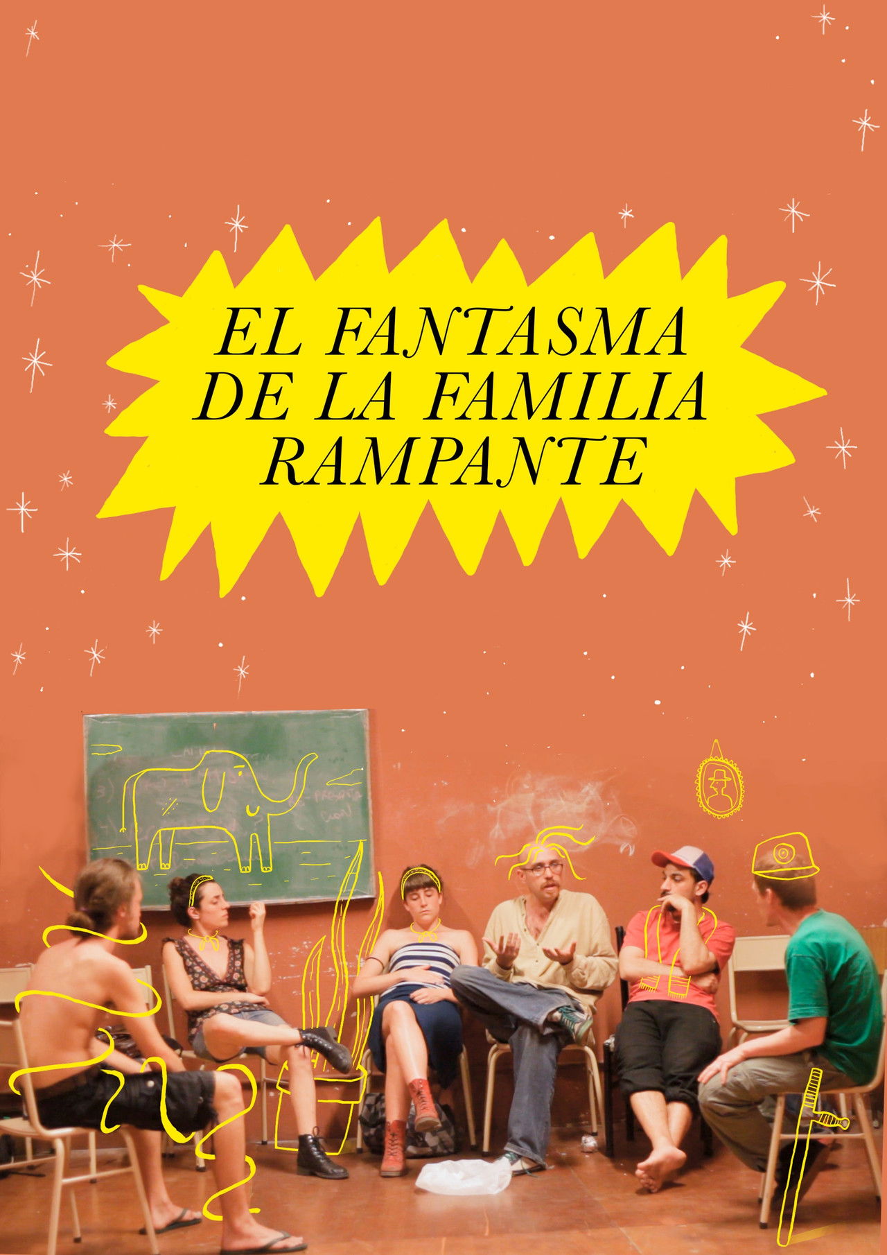 El fantasma de la familia Rampante Backdrop