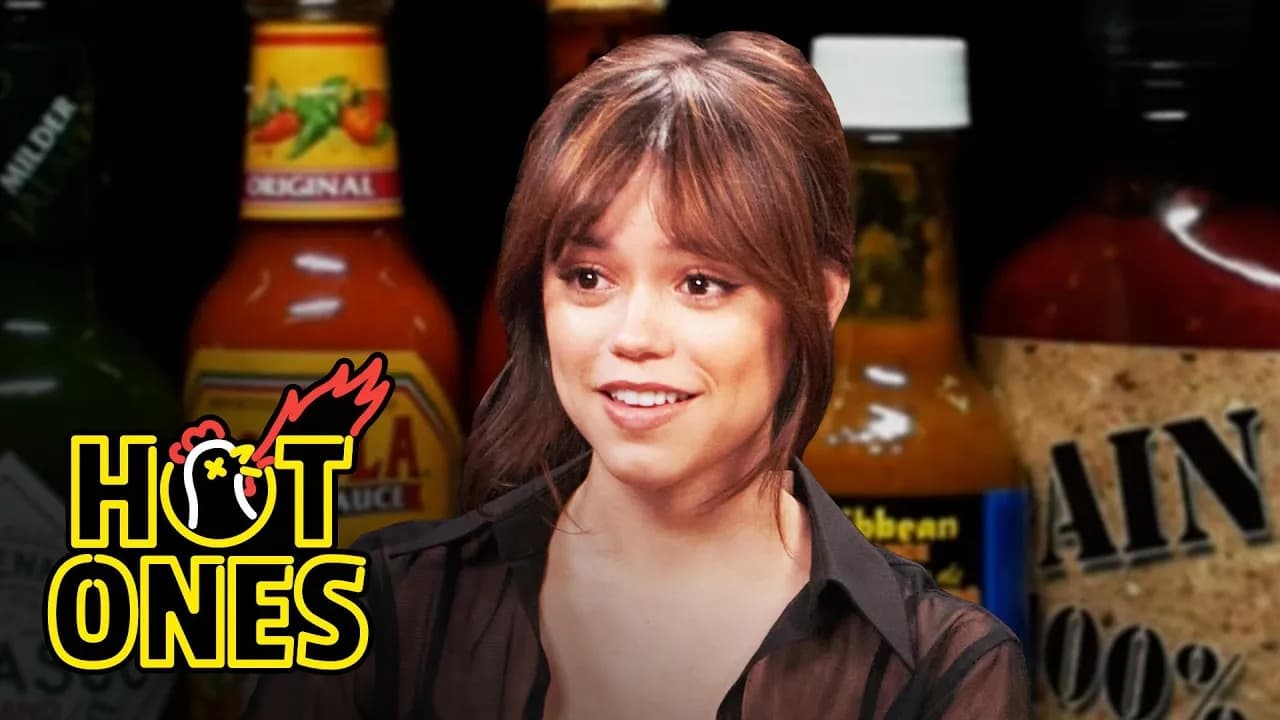 Hot Ones - Season 20 Episode 6 : Jenna Ortega Doesn’t Flinch While Eating Spicy Wings
