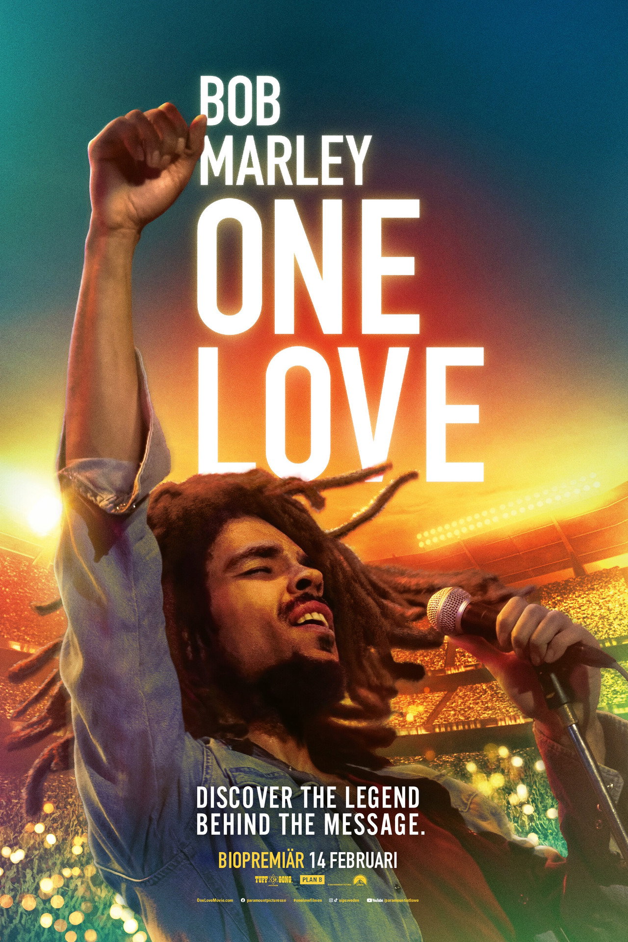 Bob Marley: One Love filmaffisch