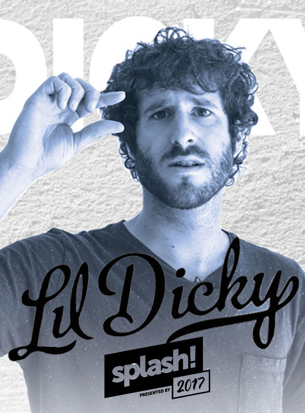 Lil Dicky au splash! Festival 2017 Backdrop