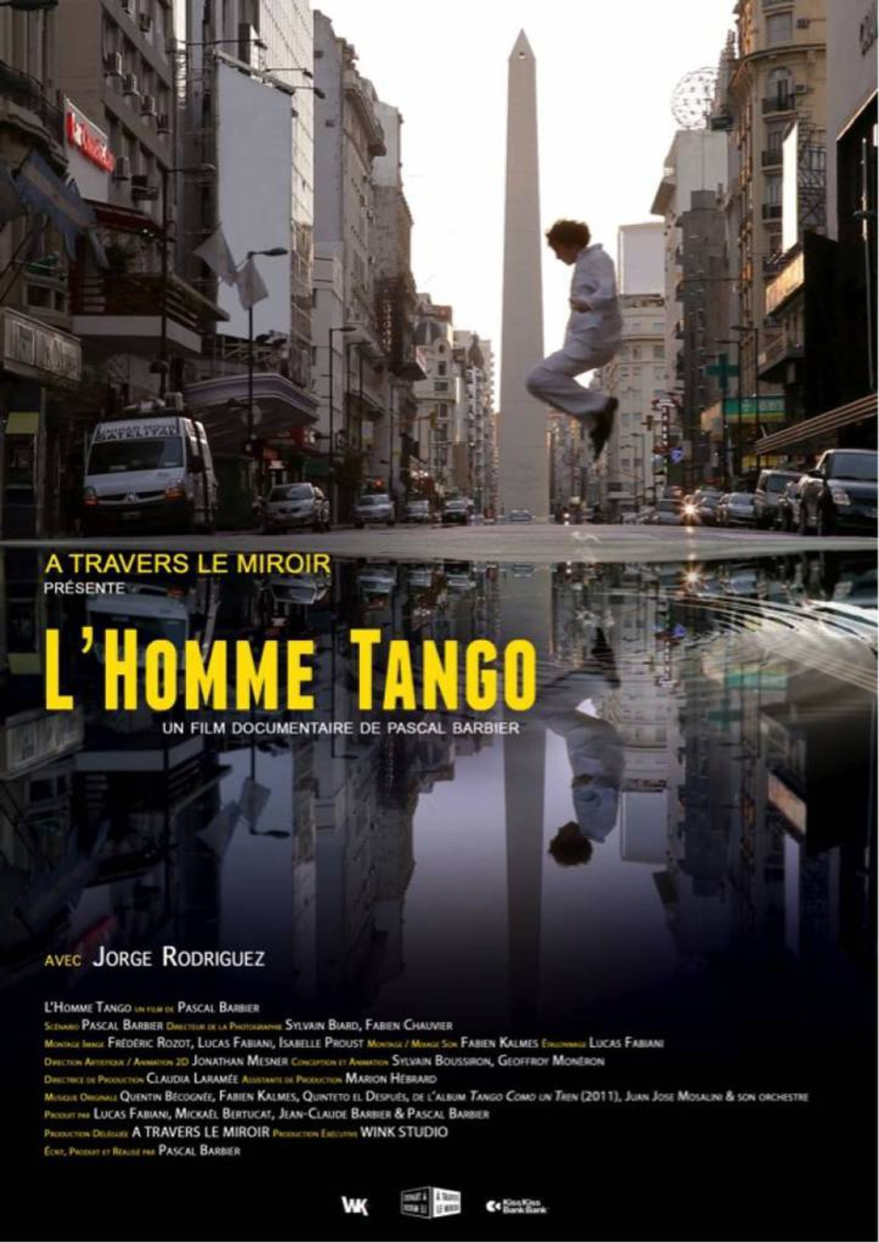 L'homme tango Backdrop
