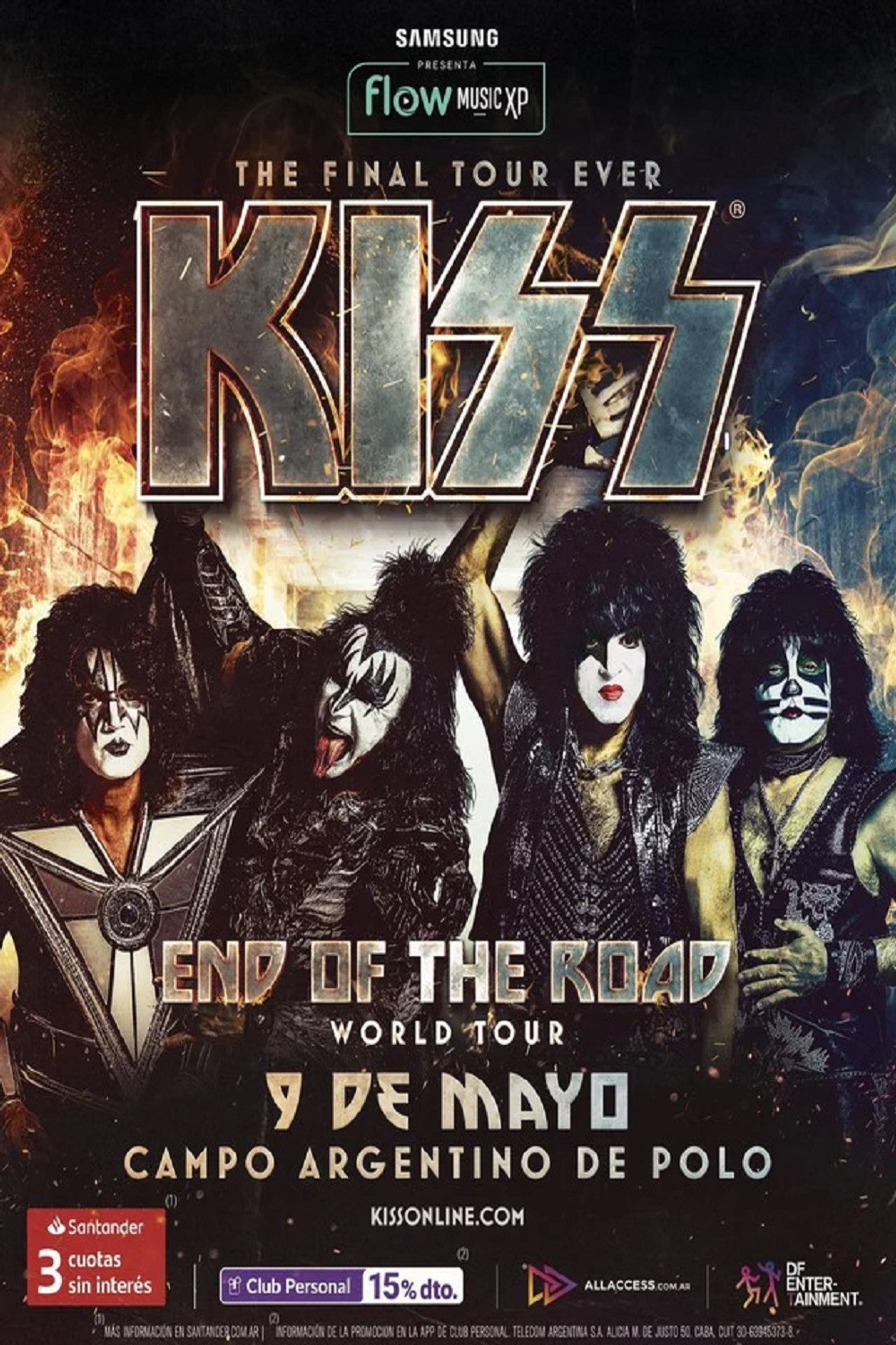 Kiss Campo Argentino de Polo Backdrop