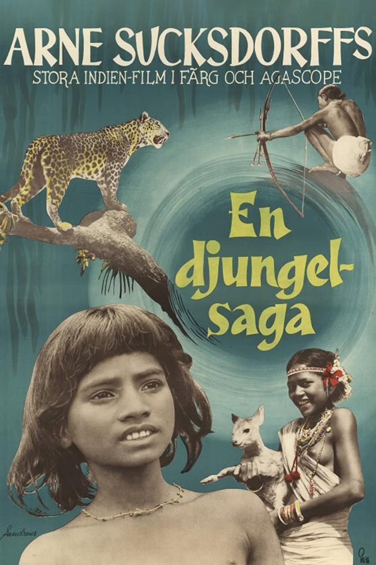En djungelsaga filmaffisch