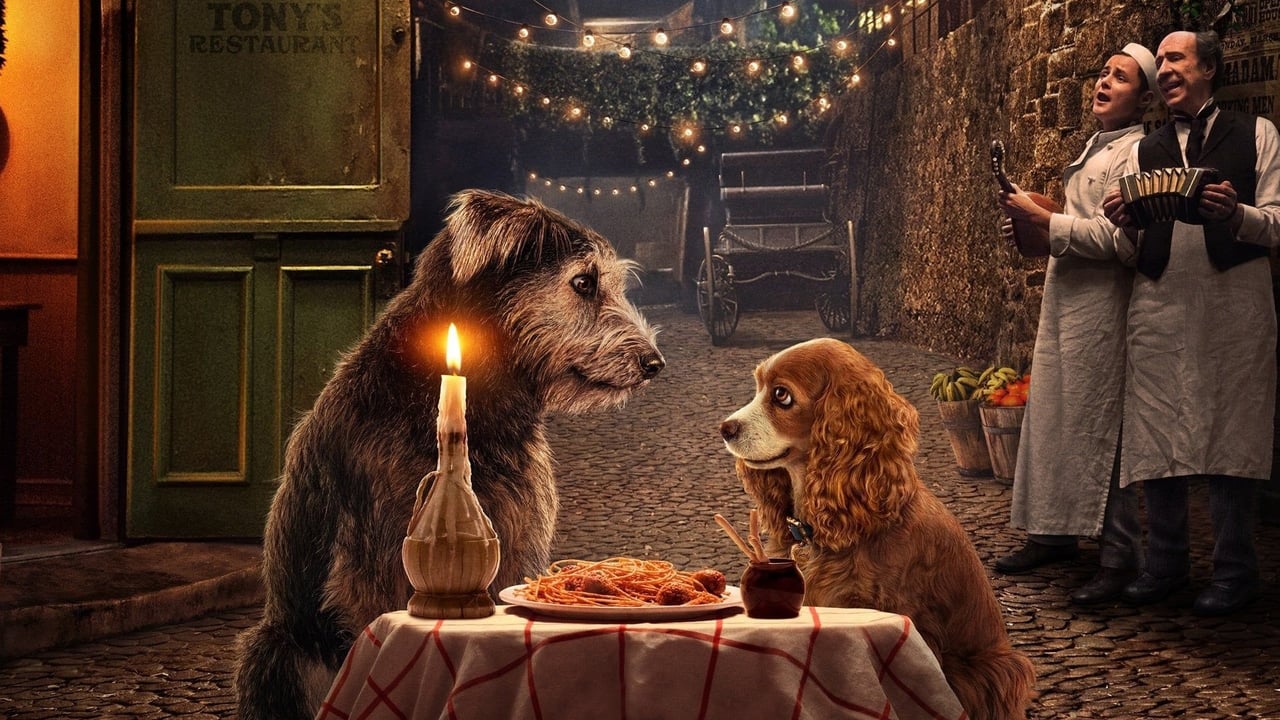 Scen från Lady and the Tramp