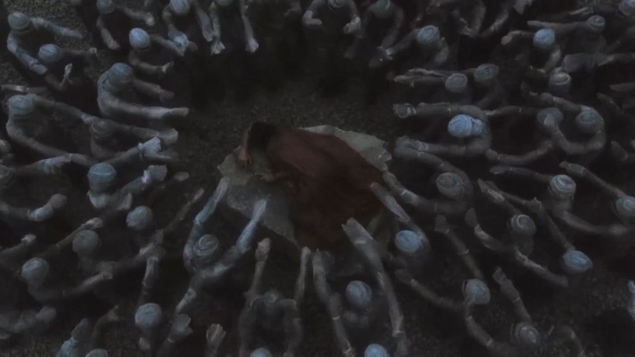 Orpheus and Eurydice backdrop