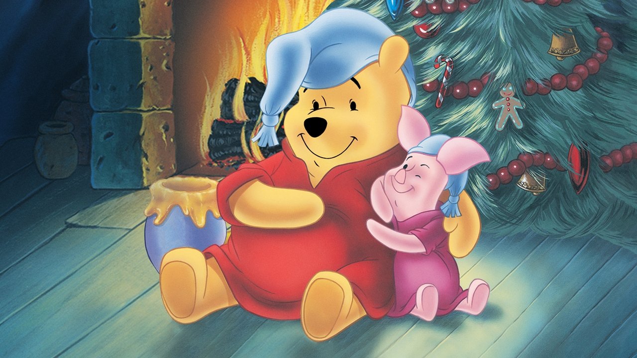 Winnie the Pooh: A Very Merry Pooh Year Backdrop Image