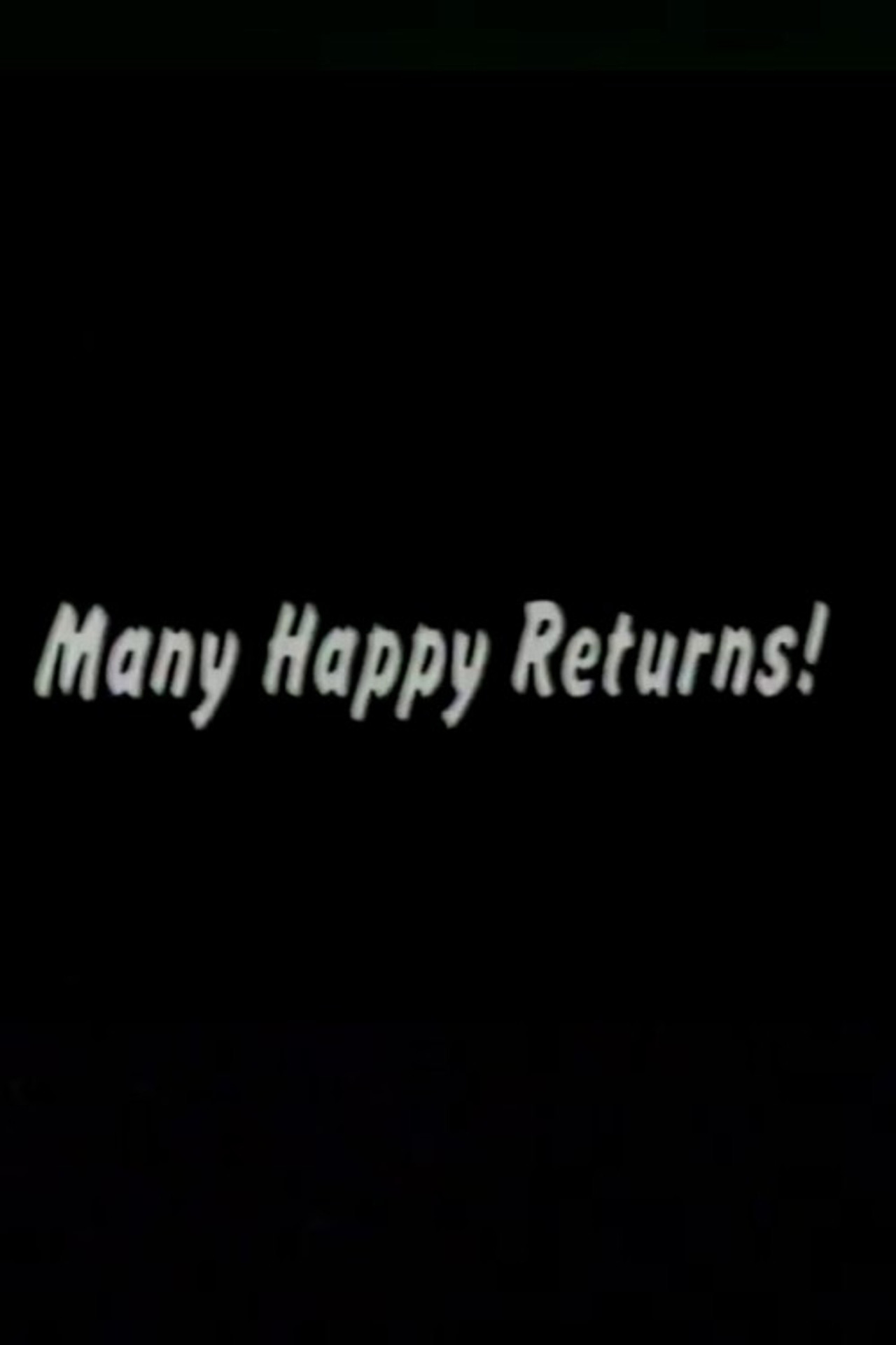 Many Happy Returns filmaffisch