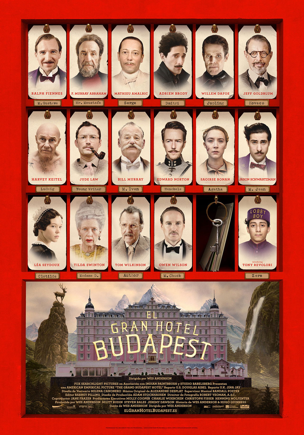 Ver El gran hotel Budapest (2014) Online Pelisplus