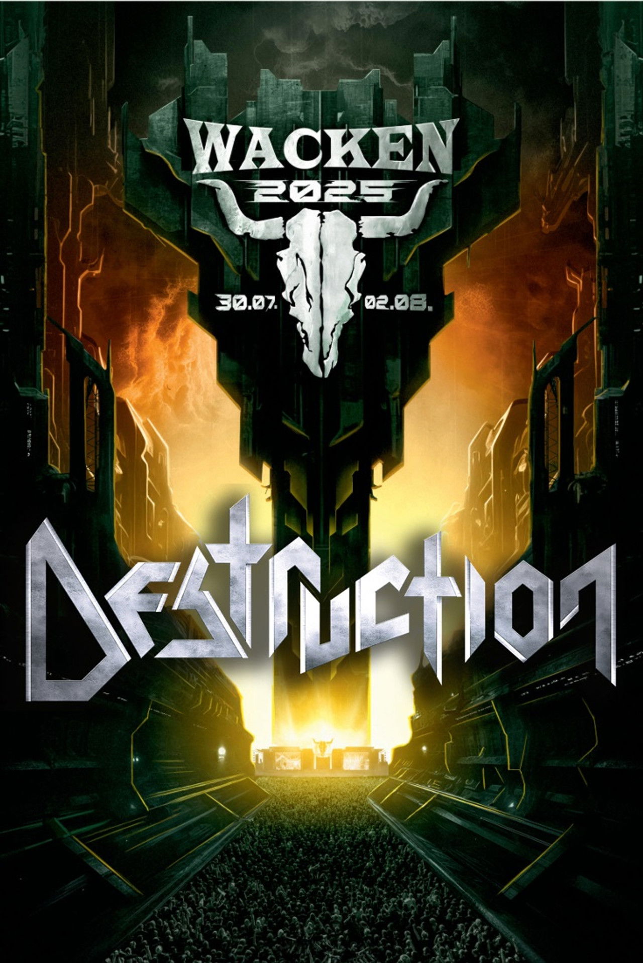 Destruction Live at Wacken Open Air Backdrop