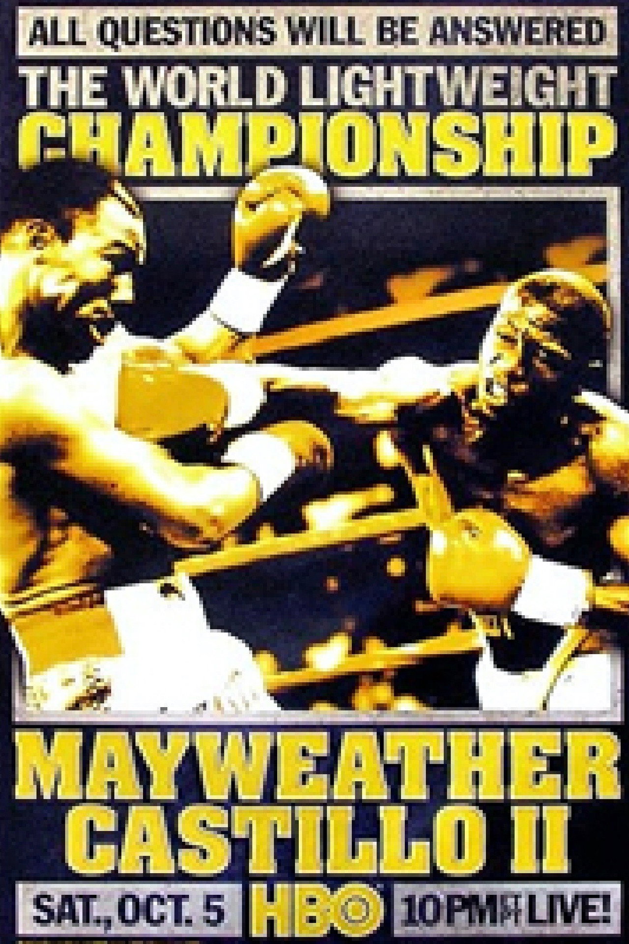 Floyd Mayweather Jr. vs. Jose Luis Castillo II Backdrop