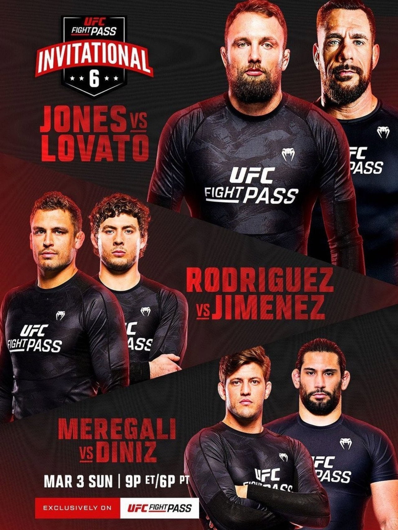 UFC Fight Pass Invitational 6 filmaffisch