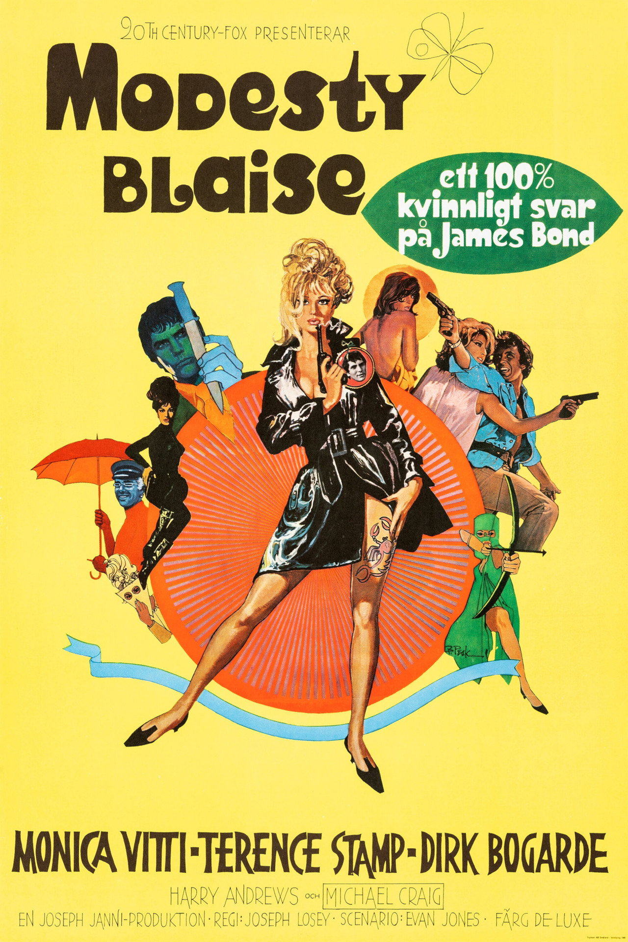 Modesty Blaise filmaffisch