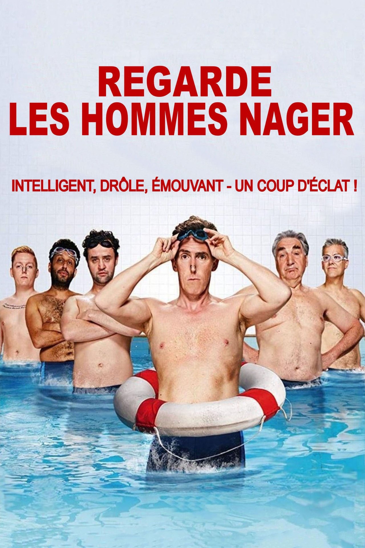 Regarde les hommes nager poster