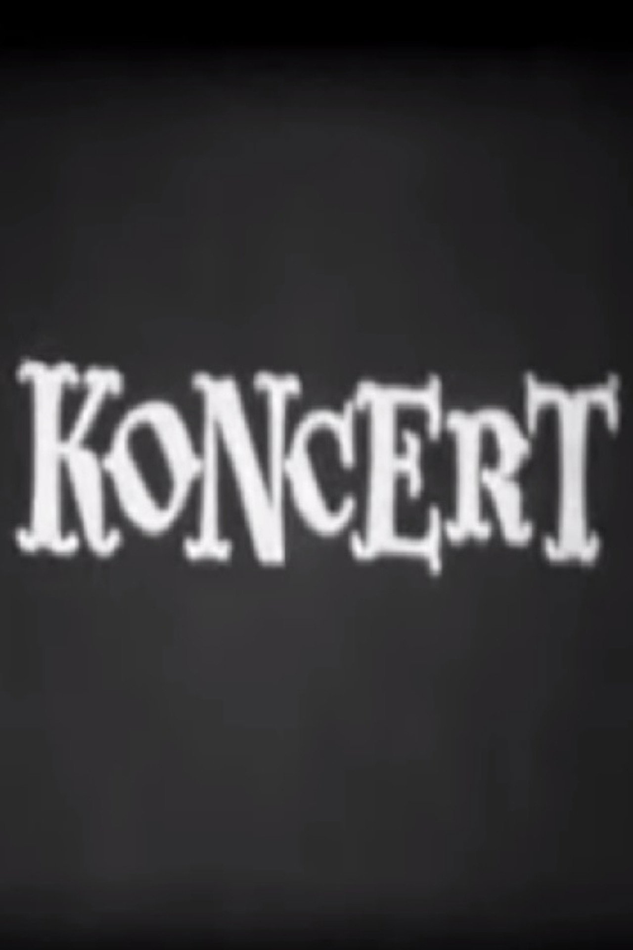 Koncert filmaffisch