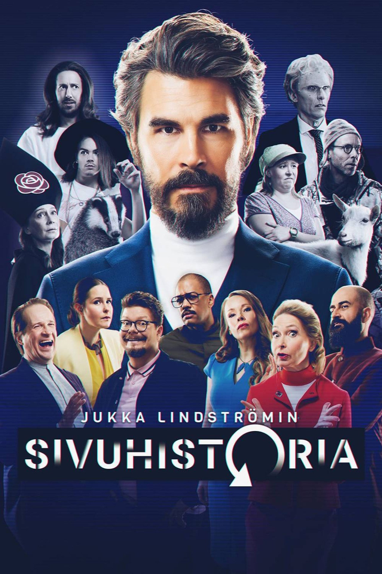 Jukka Lindströmin Sivuhistoria affisch