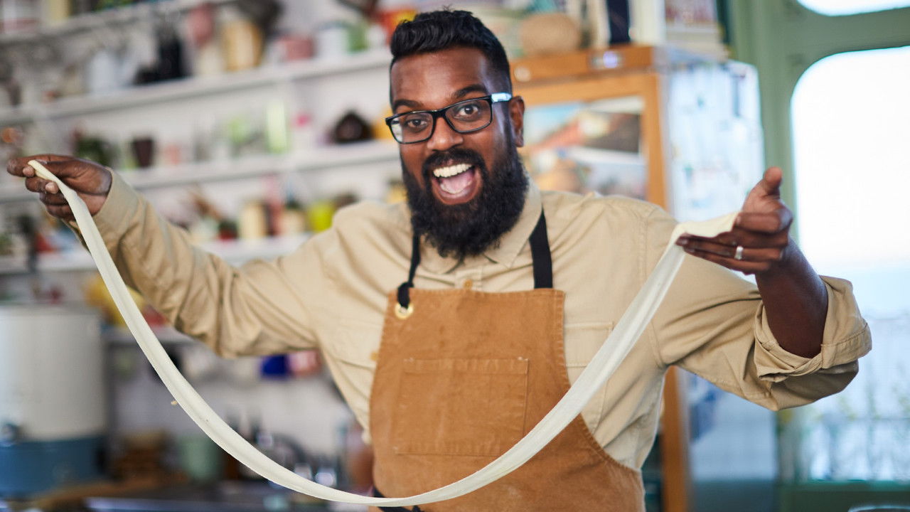 Le QG de Jamie & Jimmy — Romesh Ranganathan et la cuisine végétalienneCliquez pour utiliser cette solution