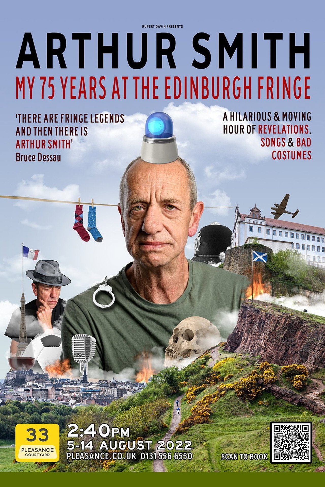 Arthur Smith: My 75 Years at the Edinburgh Fringe Backdrop