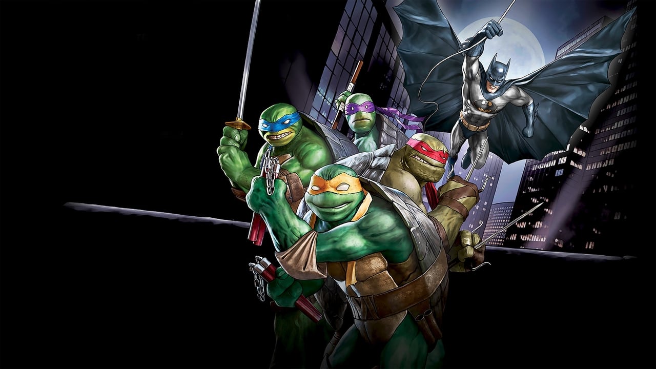 Scen från Batman vs. Teenage Mutant Ninja Turtles