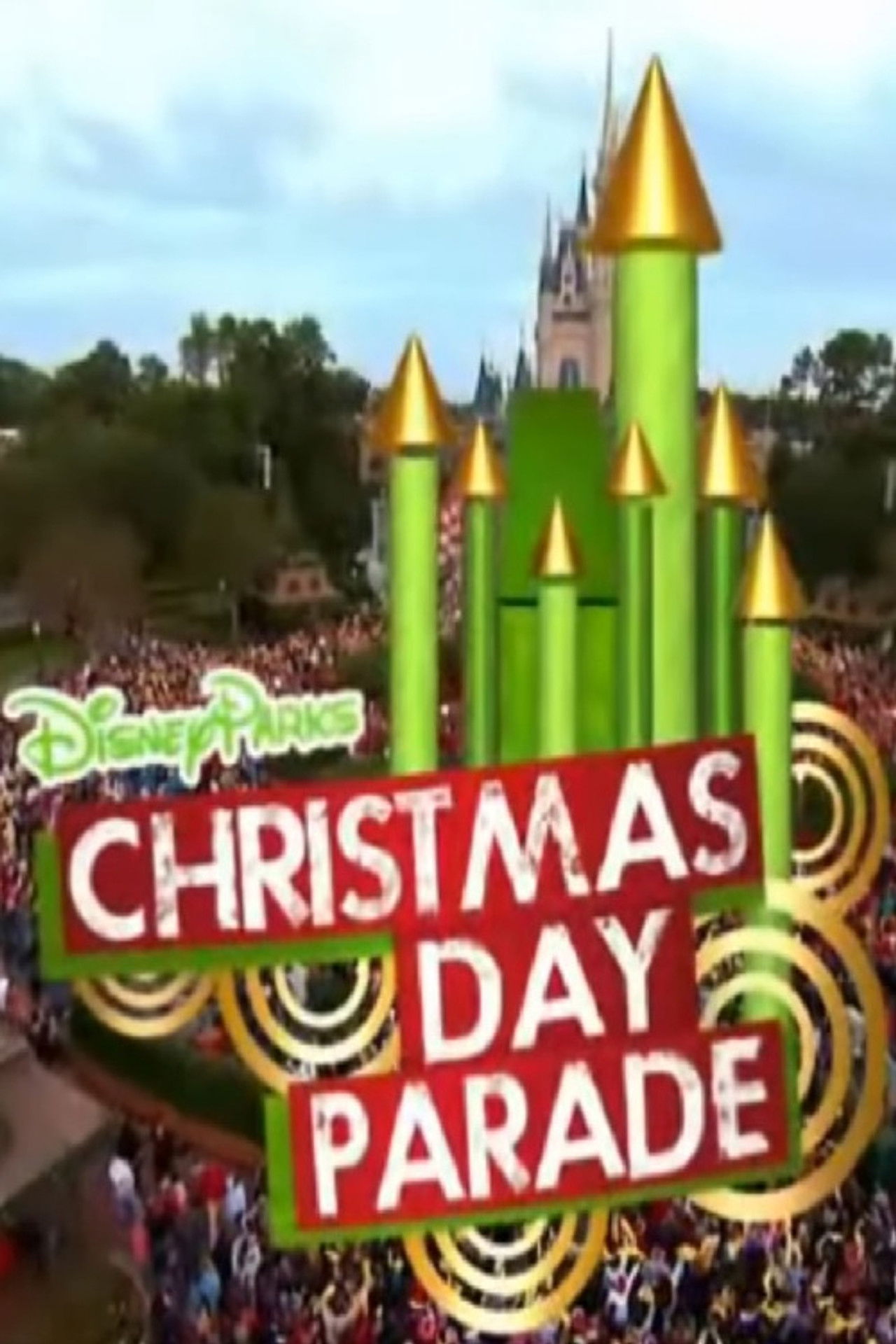 Disney Parks Christmas Day Parade Backdrop