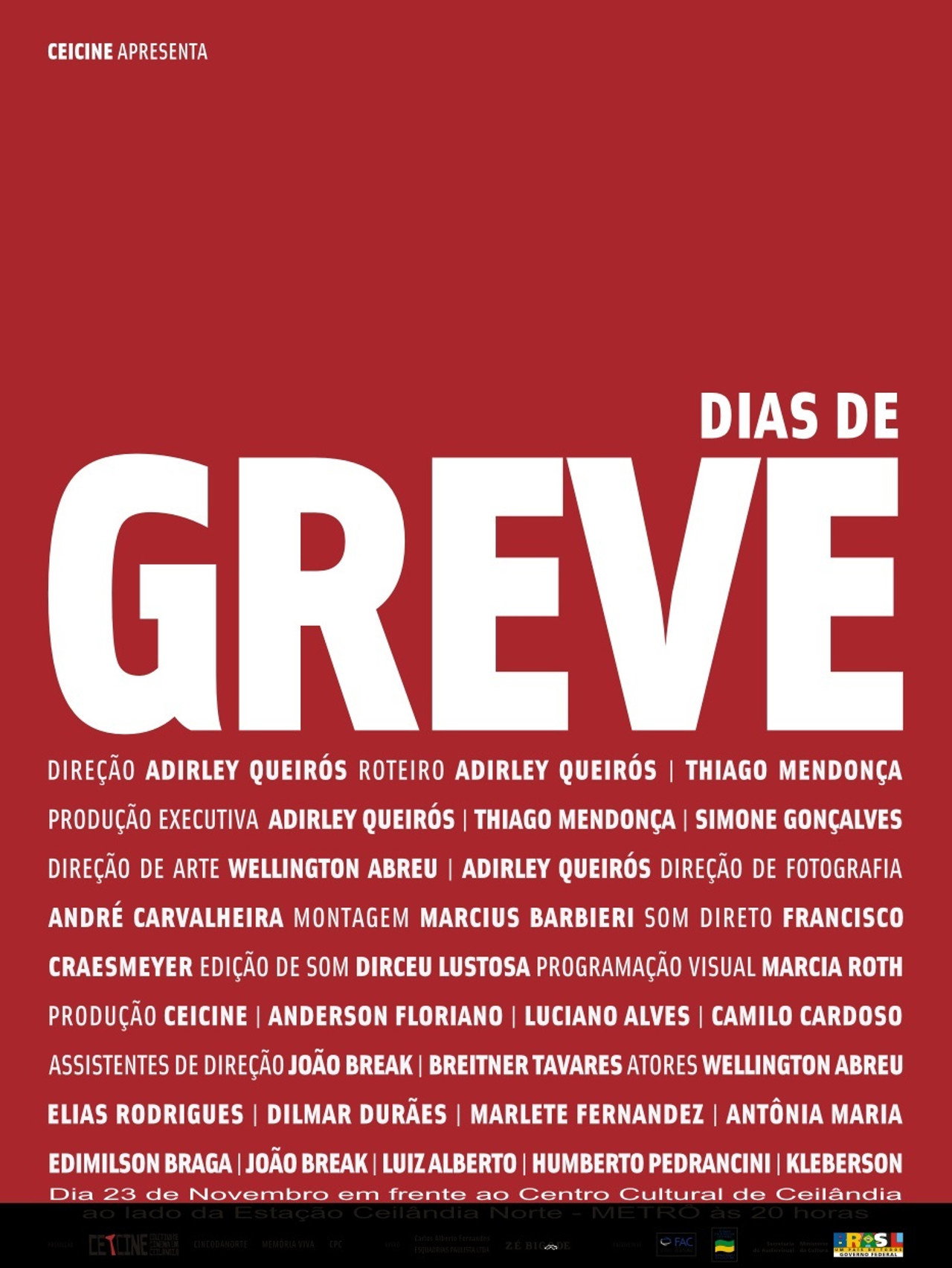 Dias de Greve filmaffisch